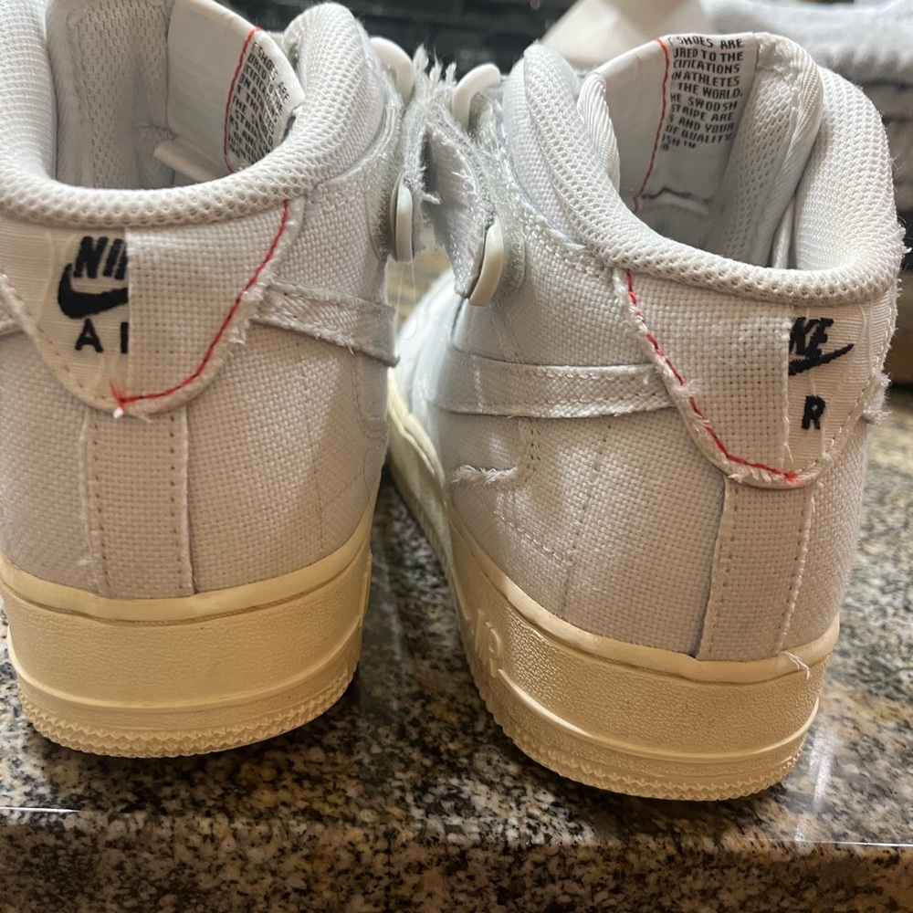 Nike Air Force 1 Mid “Patchwork” Canvas Sneakers,… - image 4